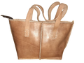 Bolso Mujer  Vacuno hilo blanco Mediano